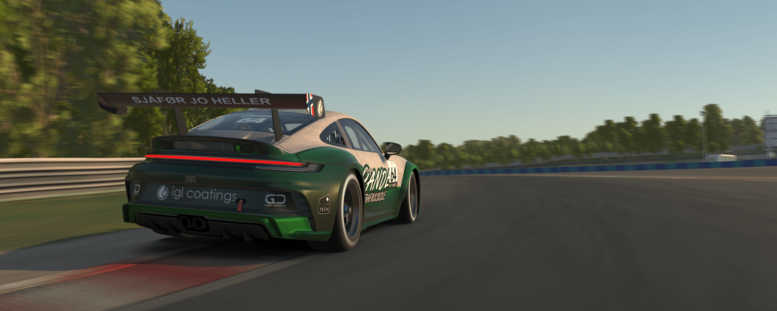 Me and my teammate at Nurburgring Nordschleife